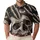 Black Ivory Skull And Skeletal Hand Eye Gothic Punk Streetwear For Alternative Fans Men's Polo Shirt - 1