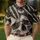 Black Ivory Skull And Skeletal Hand Eye Gothic Punk Streetwear For Alternative Fans Men's Polo Shirt - 4