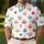 Colorful Dog Paw Icons for Pet Lovers' Casual Outings, Travel and Everyday Style Men's Polo Shirt - 4