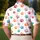 Colorful Dog Paw Icons for Pet Lovers' Casual Outings, Travel and Everyday Style Men's Polo Shirt - 5