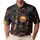 Sunglasses Bear Biker On Retro Motorcycle For Night Rides And Streetwear Style Fans Men's Polo Shirt - 1