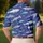 Ocean Sharks And Dolphins For Beach Travel, Boating And Coastal Summer Style Enthusiasts Men's Polo Shirt - 5
