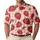 Vintage Strawberry Gingham Picnic Style For Summer Casual Wear Men's Polo Shirt - 1