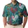 Colorful Folk Chickens And Yarn Balls For Casual Weekends And Farmhouse Style Men's Polo Shirt - 1