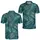 Teal Tropical Foliage Motif For Relaxed Coastal Resort Wear And Summer Vacation Style Men's Polo Shirt - 2