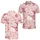 Pink Snowmen And Candy Canes For Winter Christmas Parties And Holiday Gift Giving Men's Polo Shirt - 2