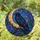 Black Raven Crescent Moon Blue Roses Stained Glass Gothic Window Decor for Witchy Home Stained Glass Suncatcher - 1