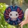 Colorful Stained Glass Axolotl Easter Decor for Garden Porch and Amphibian Lovers Stained Glass Suncatcher - 2
