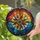 Nautical Compass Rose Stained Glass Window Decor for Coastal Home and Veteran Gifts Stained Glass Suncatcher - 2