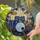 Cobalt Blue Drum Kit Stained Glass Music Room Decor for Drummers, Bands and Fans Stained Glass Suncatcher - 2