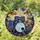 Cobalt Blue Drum Kit Stained Glass Music Room Decor for Drummers, Bands and Fans Stained Glass Suncatcher - 1