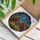 Cardinal Birds Under Blue Umbrella Stained Glass Garden Gift for Bird Lovers Stained Glass Suncatcher - 4