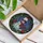 Snowman And Cardinal Stained Glass Christmas Wreath Decor For Winter Holiday Homes Stained Glass Suncatcher - 4