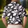 Ivory Leafy Branches For Casual Travel, Resort Days And Everyday Scandinavian Style Men's Polo Shirt - 5