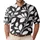 Ivory Leafy Branches For Casual Travel, Resort Days And Everyday Scandinavian Style Men's Polo Shirt - 1