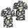 Ivory Leafy Branches For Casual Travel, Resort Days And Everyday Scandinavian Style Men's Polo Shirt - 2