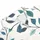 Teal Botanical Leaf Branches For Autumn Travel And Everyday Wear Men's Polo Shirt - 6