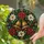 Stained Glass Christmas Bells And Poinsettia Window Decor For Holiday Home Gifts Stained Glass Suncatcher - 2