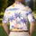 Retro Tropical Palm Coast With Blue Waves For Resort Travel And Summer Beach Days Men Men's Polo Shirt - 5