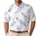 Misty Blue Feather Botanical Motif for Everyday Casual Travel Wear for Men and Women Men's Polo Shirt - 1