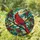 Cardinal Stained Glass Window Decor for Christmas Bird Lover Gifts Stained Glass Suncatcher - 1