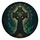 Celtic Stone Cross And Golden Sunburst For Outdoor Off Road Adventure Vehicle Style Spare Tire Cover - 4