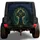 Celtic Stone Cross And Golden Sunburst For Outdoor Off Road Adventure Vehicle Style Spare Tire Cover - 1
