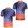 Tropical Twilight Palm Coast Sunset for Beach Vacations, Resort Evenings and Men Men's Polo Shirt - 2
