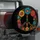 Colorful Floral Peace Sign for Hippie Road Trips and Retro Boho Jeep Travel Adventures Spare Tire Cover - 3