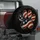 Patriotic American Flag Paw Emblem for Dog Lovers RV Camping Independence Day Travel Spare Tire Cover - 3