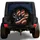 Patriotic American Flag Paw Emblem for Dog Lovers RV Camping Independence Day Travel Spare Tire Cover - 1