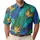 Vibrant Tropical Jungle Leaves for Resort Vacations, Beach Days, and Summer Travel for Men Men's Polo Shirt - 1
