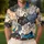 Modern Colorful Cat Faces for Cat Lovers Casual Weekend Travel and Gift Gifting Men's Polo Shirt - 4