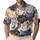 Modern Colorful Cat Faces for Cat Lovers Casual Weekend Travel and Gift Gifting Men's Polo Shirt - 1