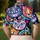 Colorful Pop Art Cat Faces for Festivals, Parties and Everyday Statement Looks Men's Polo Shirt - 5