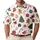 Christmas Candy Canes Gingerbread And Evergreen Trees For Festive Holiday Outfits Men's Polo Shirt - 1