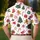 Christmas Candy Canes Gingerbread And Evergreen Trees For Festive Holiday Outfits Men's Polo Shirt - 5