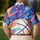 Colorful Abstract Basketball For Men's Summer Streetwear, Beach Days And Casual Outings Men's Polo Shirt - 5