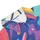 Colorful Abstract Basketball For Men's Summer Streetwear, Beach Days And Casual Outings Men's Polo Shirt - 6