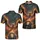 Flaming Phoenix Cruiser Motorcycle For Night Rides, Biker Events And Motorcycle Fans Men's Polo Shirt - 2