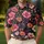 Dark Floral Garden Blooms For Evening Parties, Garden Weddings And Fashion Lovers Men's Polo Shirt - 4