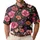 Dark Floral Garden Blooms For Evening Parties, Garden Weddings And Fashion Lovers Men's Polo Shirt - 1