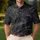 Black Eastern Dragon Engraving For Dark Streetwear, Festivals And Mythic Style Fans Men's Polo Shirt - 4
