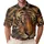 Bengal Tiger Portrait Luxury Wildlife Style for Date Nights and Beach Travel Enthusiasts Men's Polo Shirt - 1