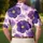 Royal Purple Pansy Flowers For Romantic Dates, Resort Getaways And Garden Parties Men's Polo Shirt - 5