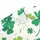 Four-Leaf Clover Emerald Green Lucky St Patrick's Day Beach Vacation Wear for Men Men's Polo Shirt - 6