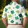 Four-Leaf Clover Emerald Green Lucky St Patrick's Day Beach Vacation Wear for Men Men's Polo Shirt - 5