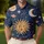 Celestial Sun And Moon Night Sky All Over For Vacation Travel And Festival Style Men's Polo Shirt - 4