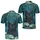 Black Cat In Water Lily Pond Scene For Moonlit Garden Evenings And Cat Lovers Alike Men's Polo Shirt - 2
