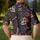 Vintage Pirate Skulls And Crossed Cutlasses For Gothic Festivals And Coastal Getaways Men's Polo Shirt - 5